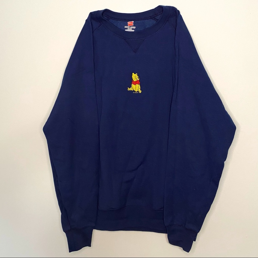 disney custom embroidered pooh sweatshirt